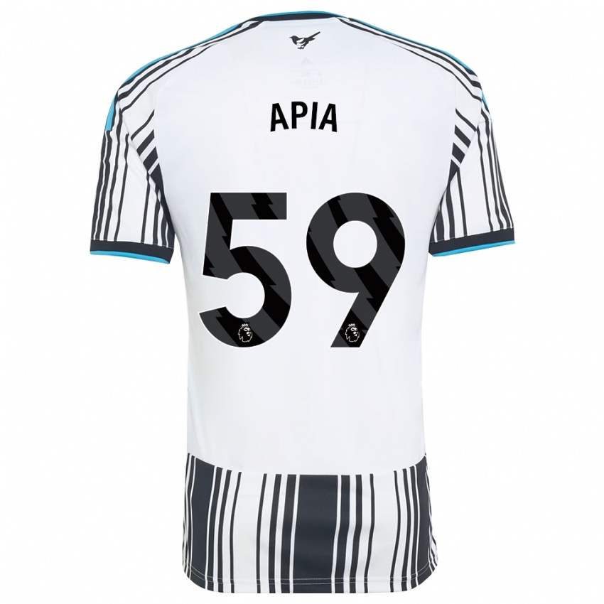נשים Aaron Apia #59 כחול שמיים שחור לבן ג'רזי ביתית 2026/27 חולצה קצרה