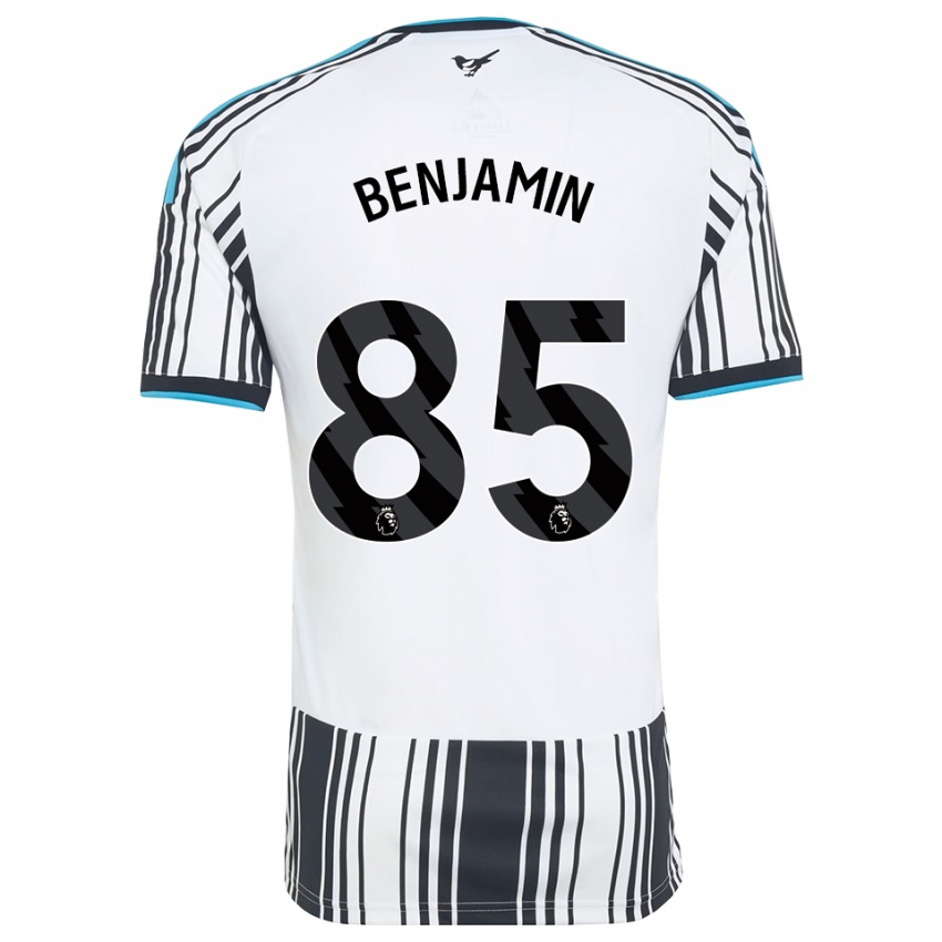 נשים Theo Benjamin #85 כחול שמיים שחור לבן ג'רזי ביתית 2026/27 חולצה קצרה