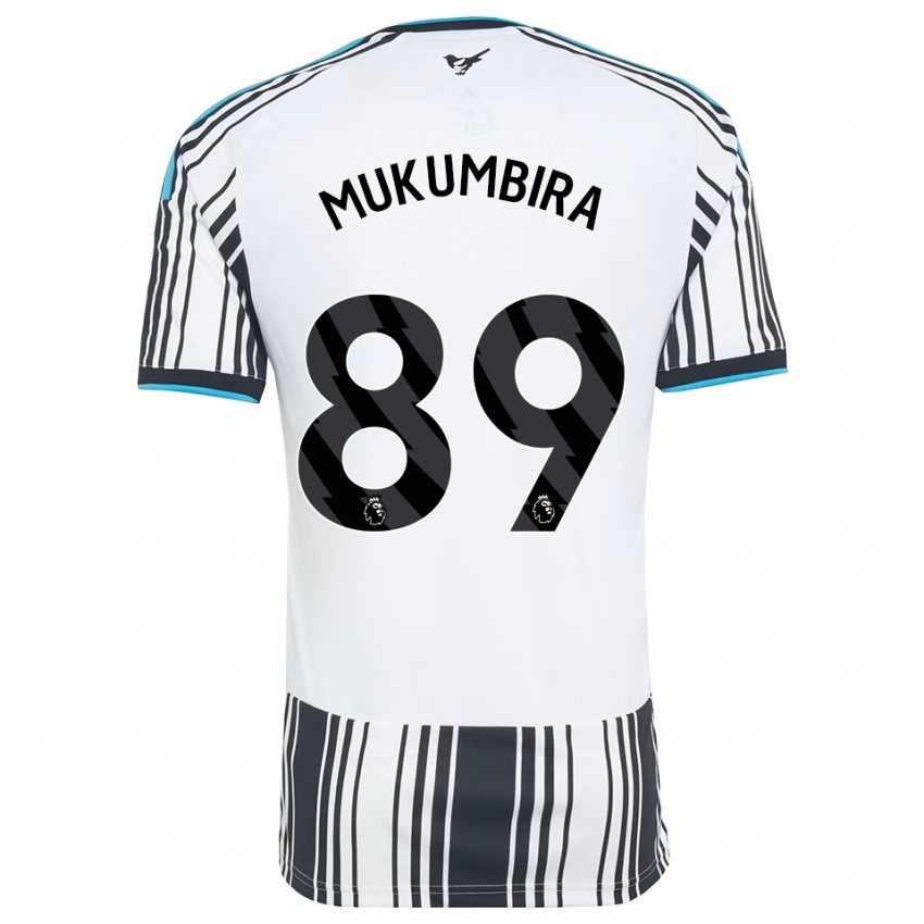 נשים Leon Mukumbira #89 כחול שמיים שחור לבן ג'רזי ביתית 2026/27 חולצה קצרה