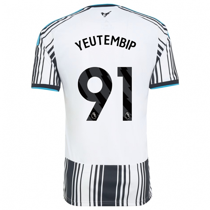 נשים Lesecond Yeutembip #91 כחול שמיים שחור לבן ג'רזי ביתית 2026/27 חולצה קצרה