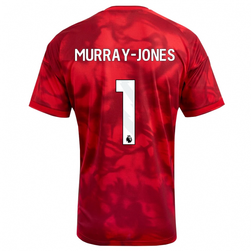 נשים George Murray-Jones #1 ארגמן לבן ג'רזי ביתית 2026/27 חולצה קצרה