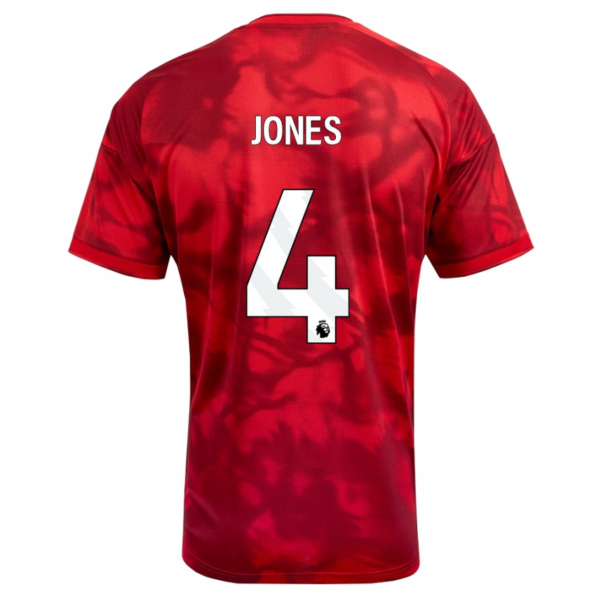 נשים Brodie Jones #4 ארגמן לבן ג'רזי ביתית 2026/27 חולצה קצרה