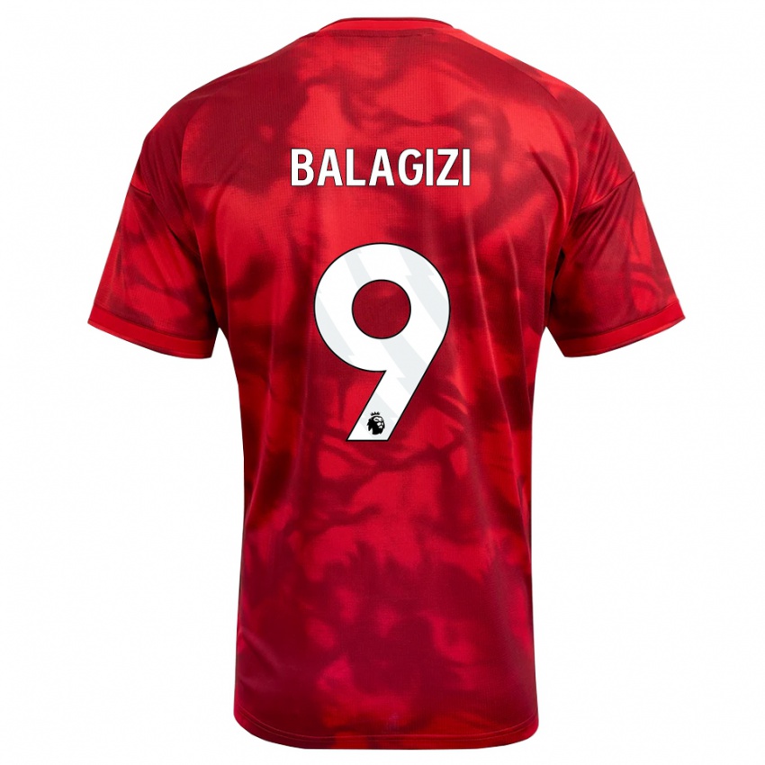 נשים Basima Balagizi #9 ארגמן לבן ג'רזי ביתית 2026/27 חולצה קצרה