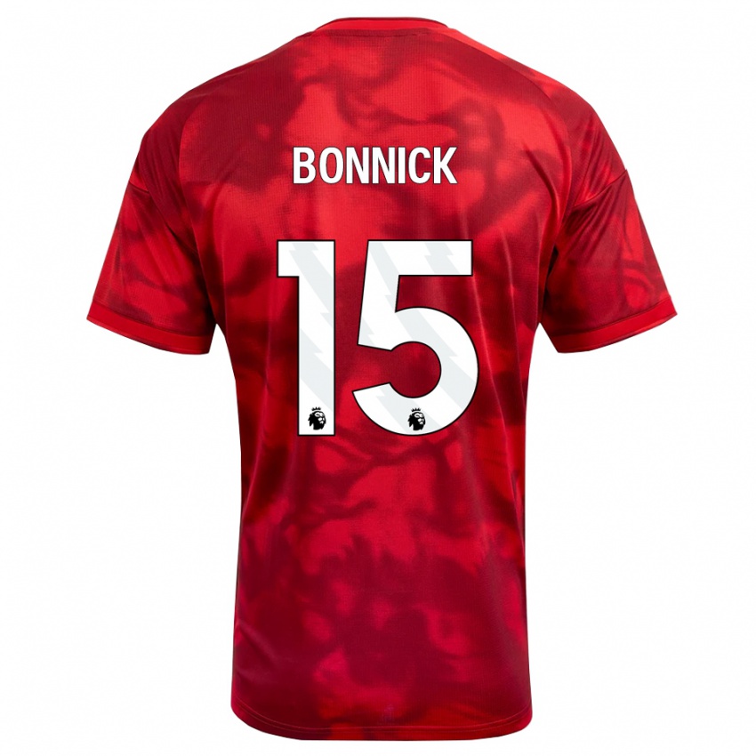 נשים Azae Bonnick #15 ארגמן לבן ג'רזי ביתית 2026/27 חולצה קצרה