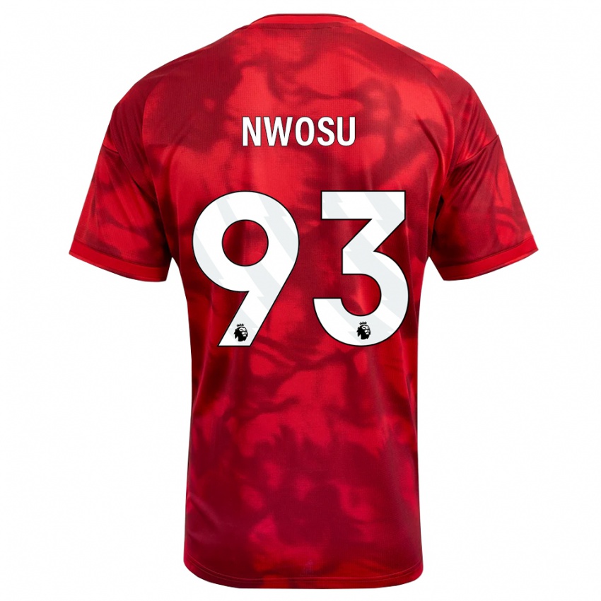נשים Chinaza Nwosu #93 ארגמן לבן ג'רזי ביתית 2026/27 חולצה קצרה