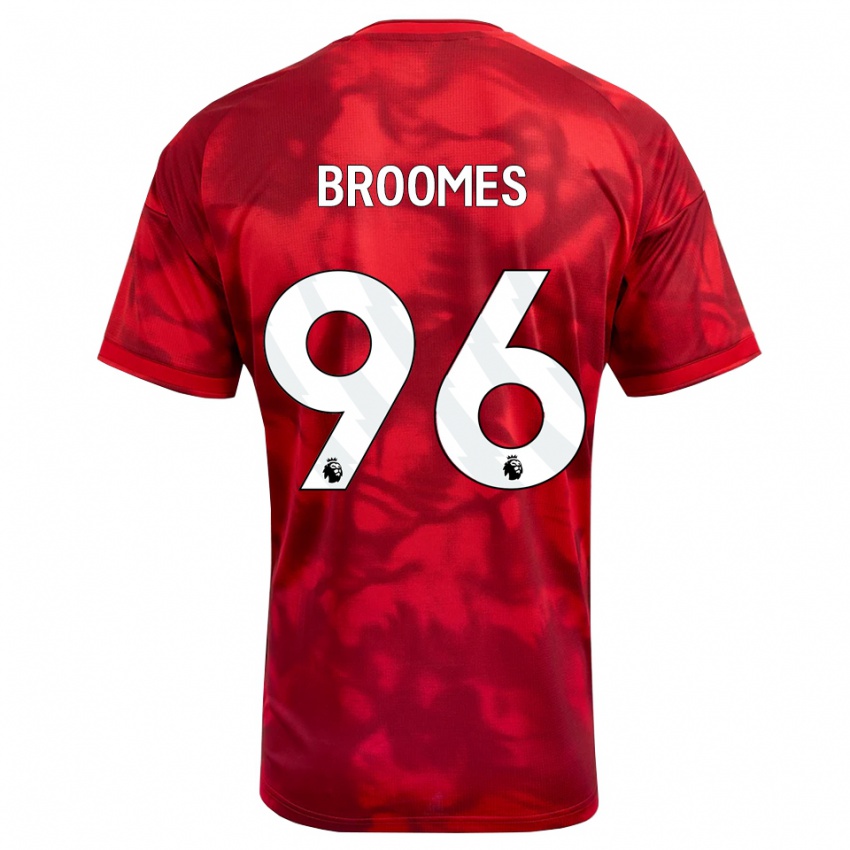 נשים Ethan Broomes #96 ארגמן לבן ג'רזי ביתית 2026/27 חולצה קצרה