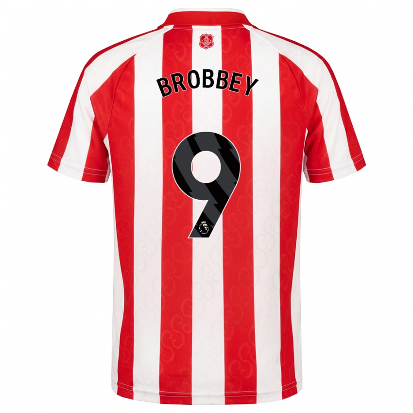נשים בריאן ברובי #9 אדום לבן שחור ג'רזי ביתית 2026/27 חולצה קצרה