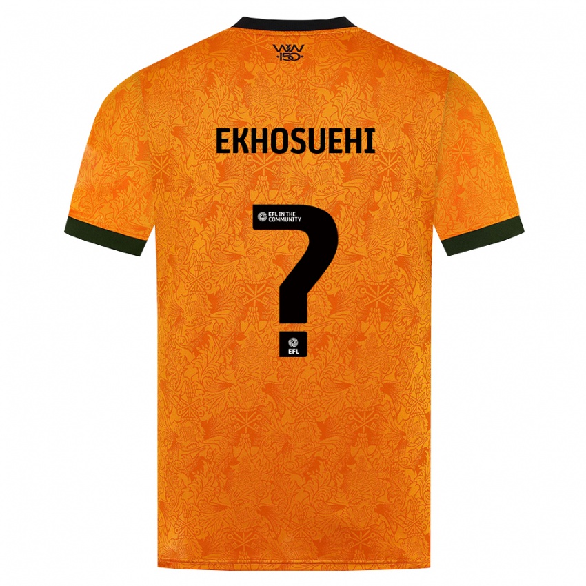 נשים Desmond Ekhosuehi #0 כתום שחור ג'רזי ביתית 2026/27 חולצה קצרה