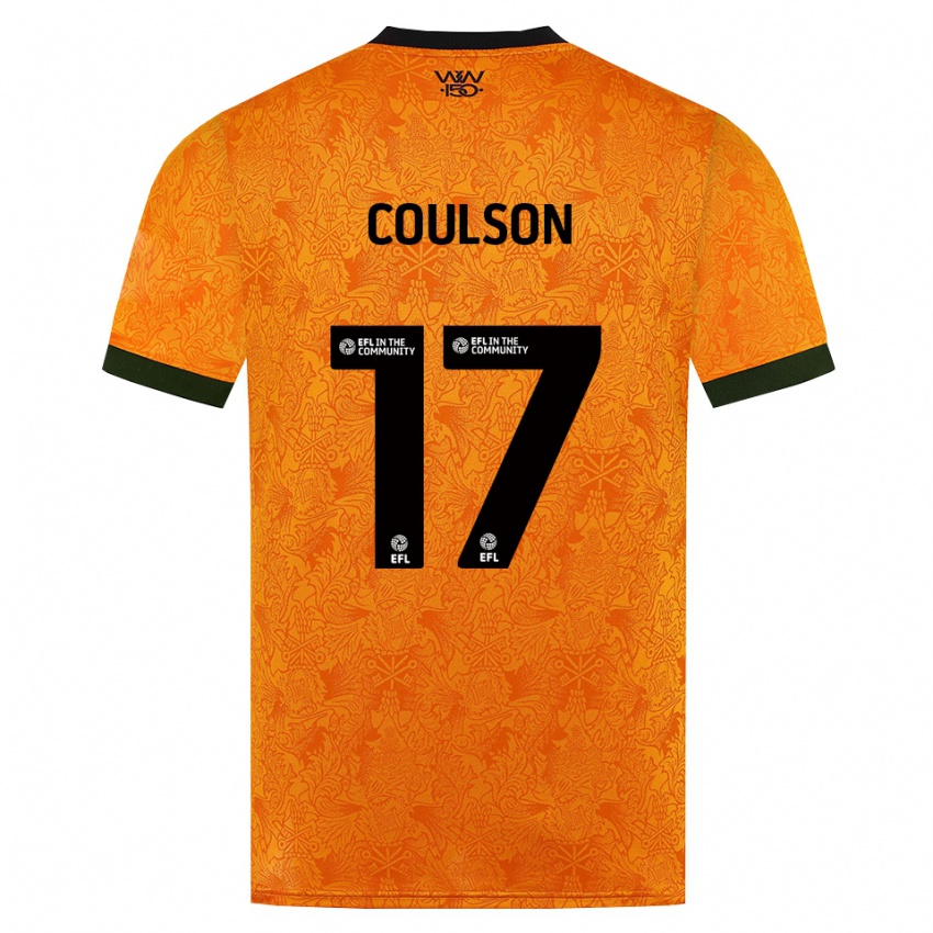 נשים Tyler Coulson #17 כתום שחור ג'רזי ביתית 2026/27 חולצה קצרה