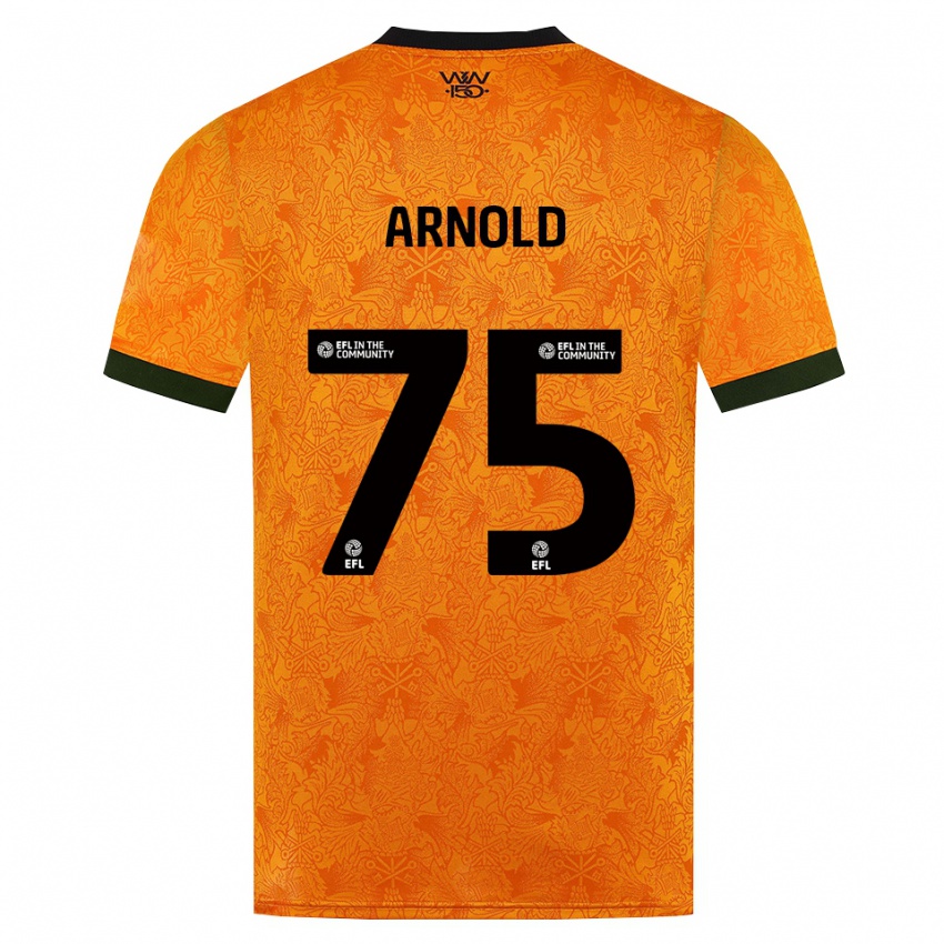 נשים Alfie Arnold #75 כתום שחור ג'רזי ביתית 2026/27 חולצה קצרה