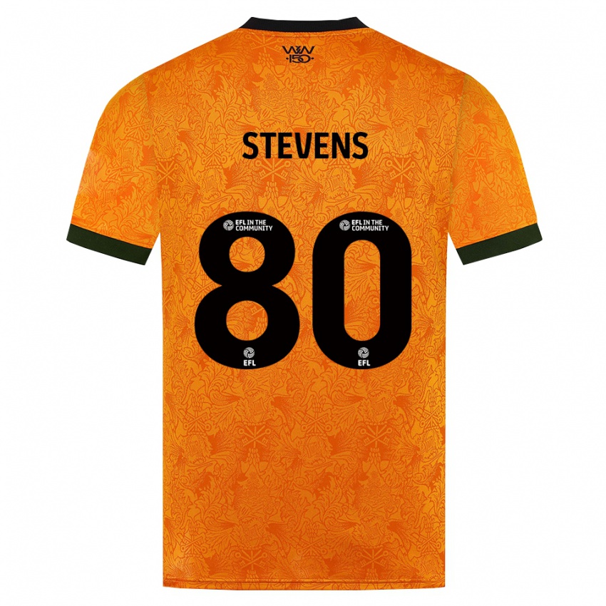 נשים Mason Stevens #80 כתום שחור ג'רזי ביתית 2026/27 חולצה קצרה