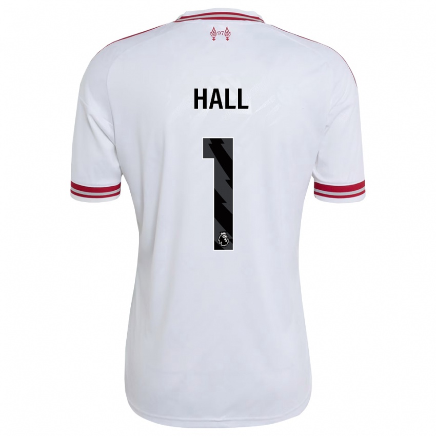 נשים Bailey Hall #1 אדום לבן הרחק ג'רזי 2026/27 חולצה קצרה