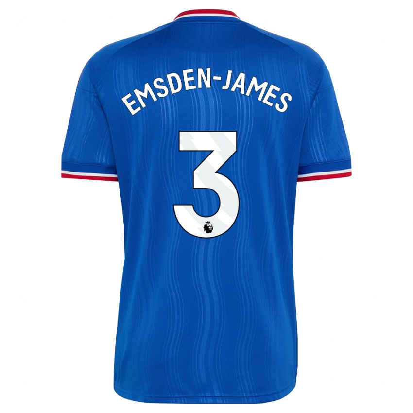נשים Harley Emsden-James #3 כחול לבן אדום הרחק ג'רזי 2026/27 חולצה קצרה
