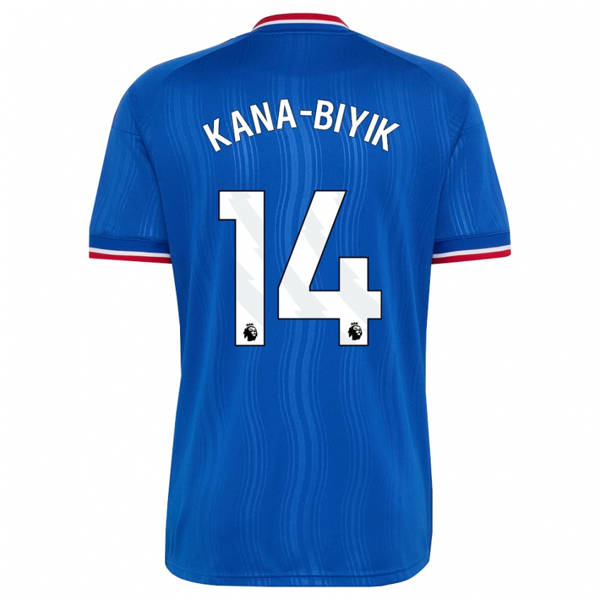 נשים Enzo Kana-Biyik #14 כחול לבן אדום הרחק ג'רזי 2026/27 חולצה קצרה