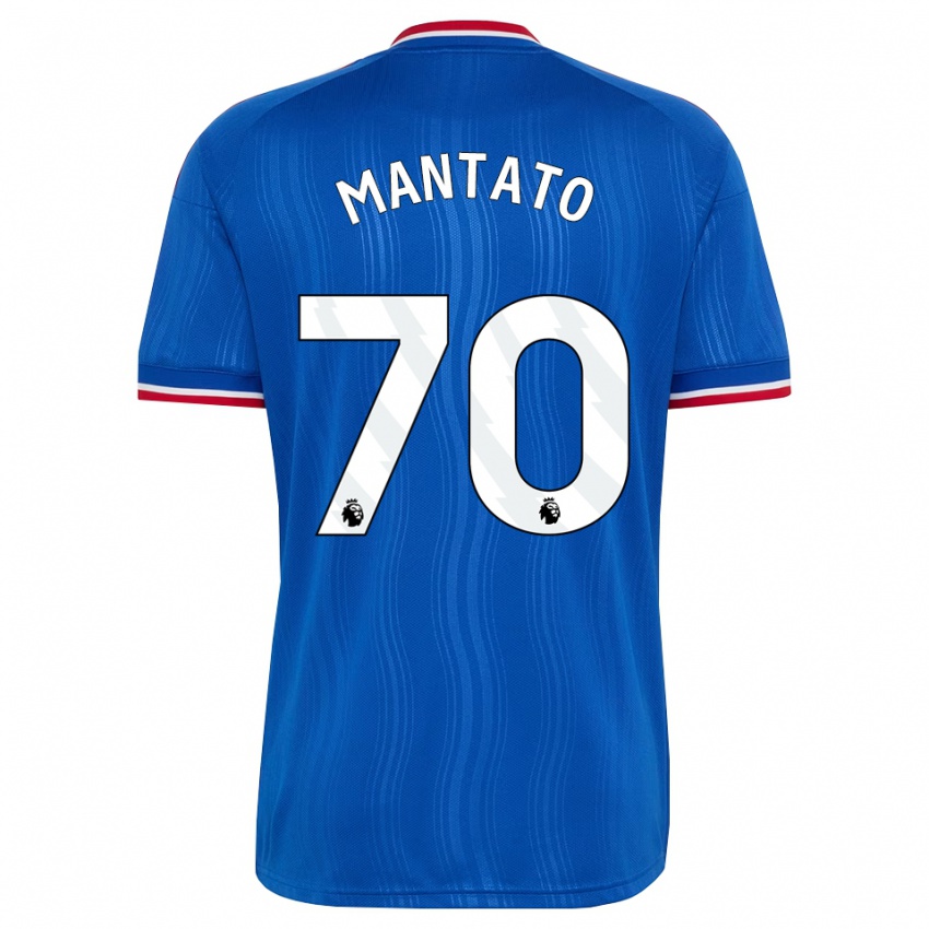 נשים Bendito Mantato #70 כחול לבן אדום הרחק ג'רזי 2026/27 חולצה קצרה