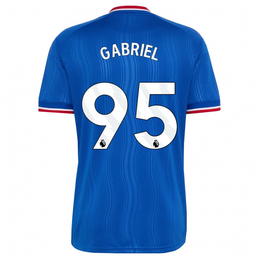נשים Jj Gabriel #95 כחול לבן אדום הרחק ג'רזי 2026/27 חולצה קצרה