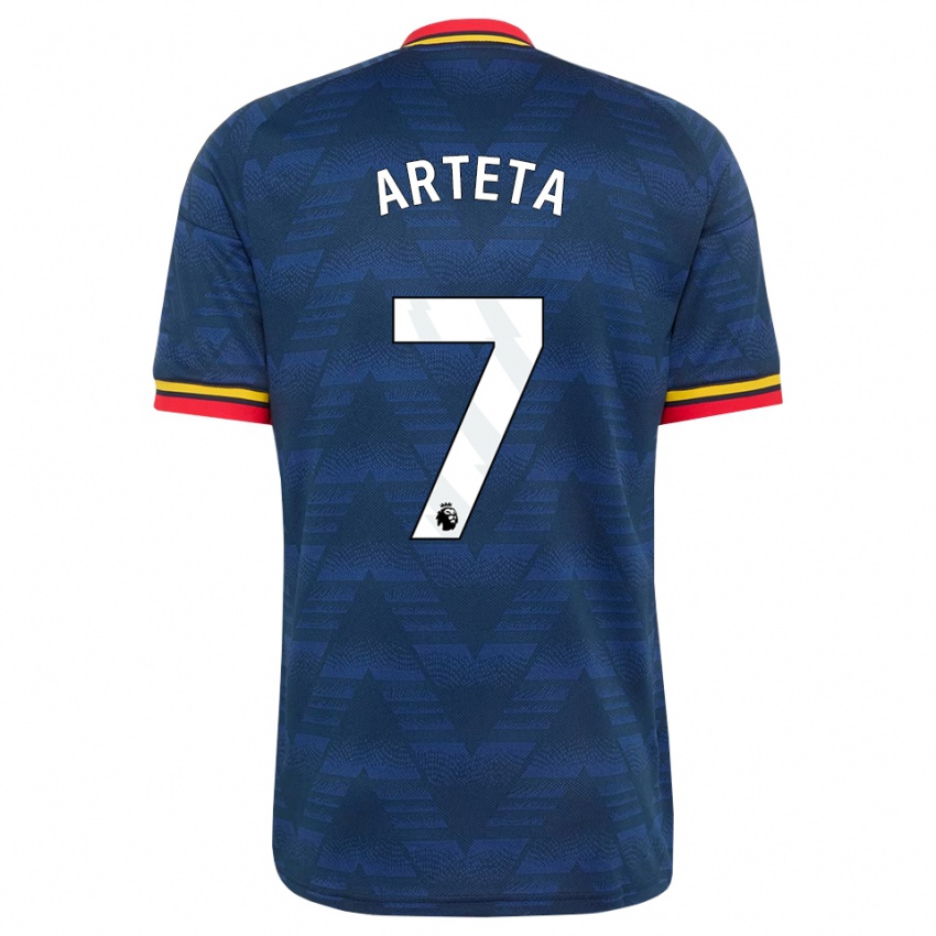 נשים Gabriel Arteta #7 כחול חצות צהוב אדום הרחק ג'רזי 2026/27 חולצה קצרה