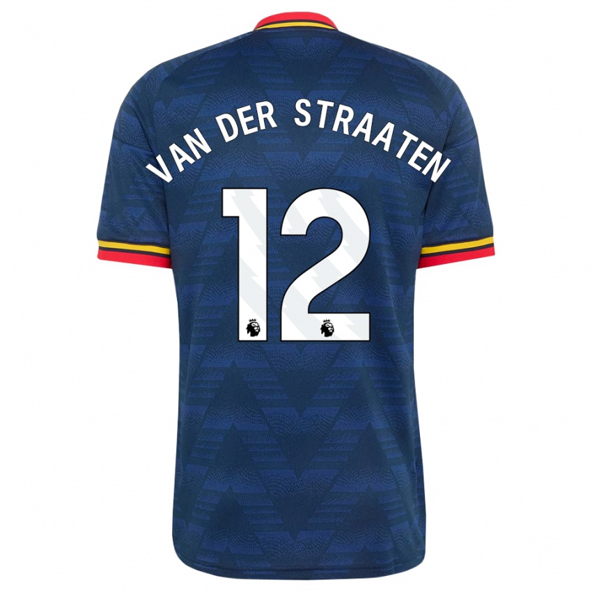 נשים Zachary Van Der Straaten #12 כחול חצות צהוב אדום הרחק ג'רזי 2026/27 חולצה קצרה