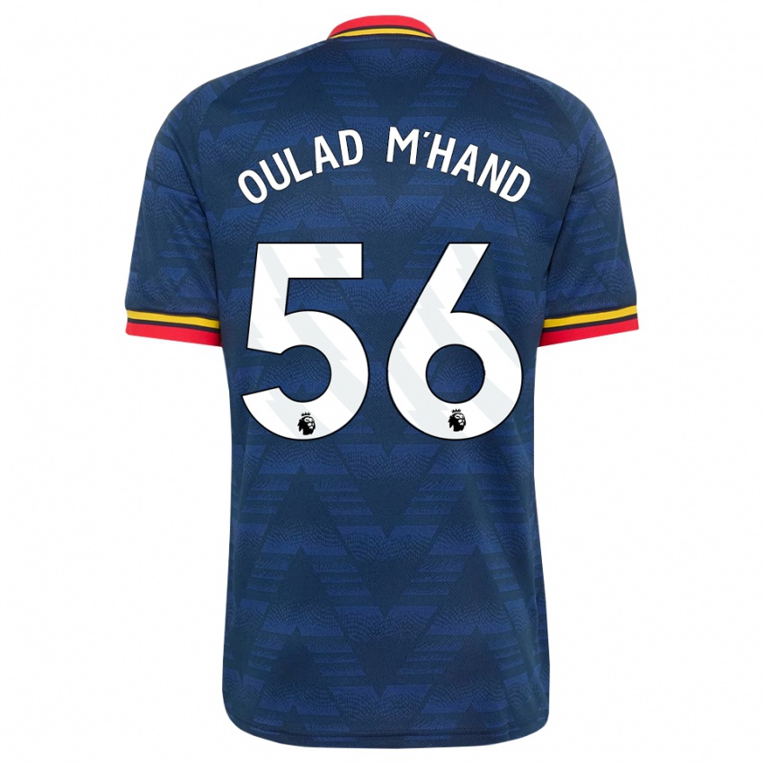 נשים Salah-Eddine Oulad M'hand #56 כחול חצות צהוב אדום הרחק ג'רזי 2026/27 חולצה קצרה