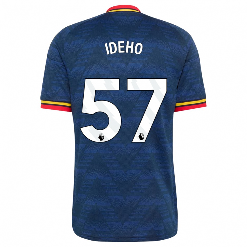 נשים יואל אידהו #57 כחול חצות צהוב אדום הרחק ג'רזי 2026/27 חולצה קצרה