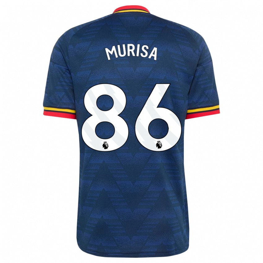 נשים Teshaun Murisa #86 כחול חצות צהוב אדום הרחק ג'רזי 2026/27 חולצה קצרה