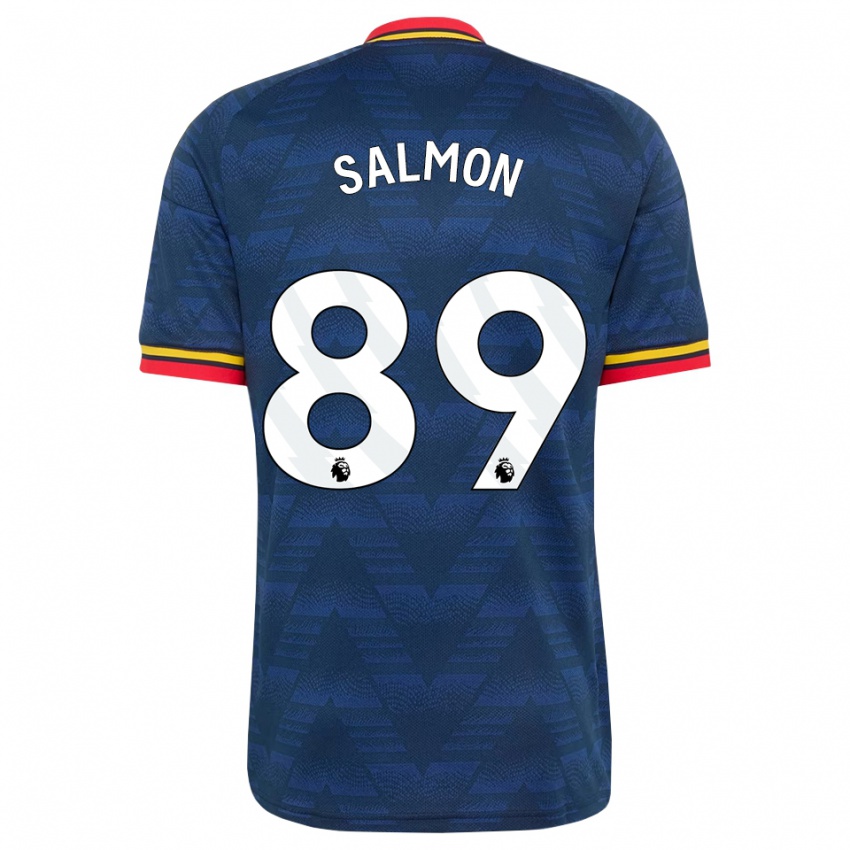 נשים Marli Salmon #89 כחול חצות צהוב אדום הרחק ג'רזי 2026/27 חולצה קצרה