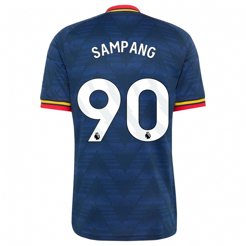 נשים Saurap Sampang #90 כחול חצות צהוב אדום הרחק ג'רזי 2026/27 חולצה קצרה