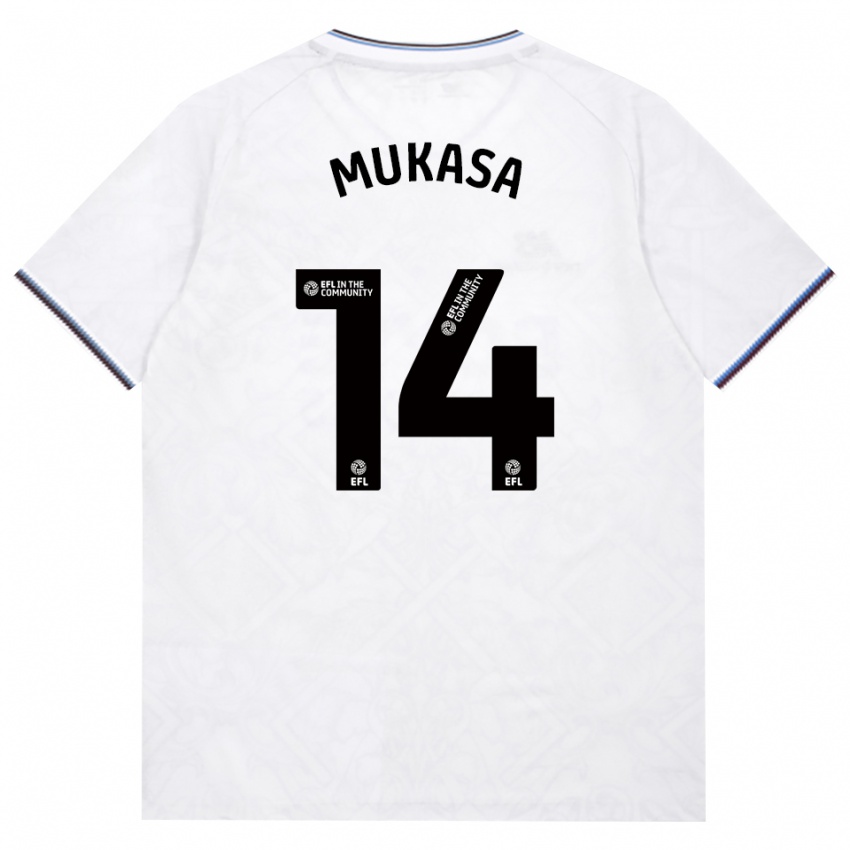 נשים Divine Mukasa #14 בורדו לבן הרחק ג'רזי 2026/27 חולצה קצרה