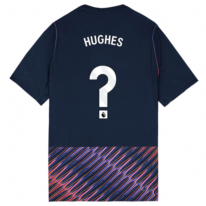 נשים Harry Hughes #0 כחול רויאל לבן הרחק ג'רזי 2026/27 חולצה קצרה