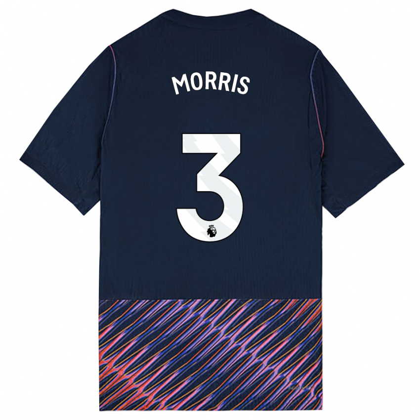 נשים Ella Morris #3 כחול רויאל לבן הרחק ג'רזי 2026/27 חולצה קצרה