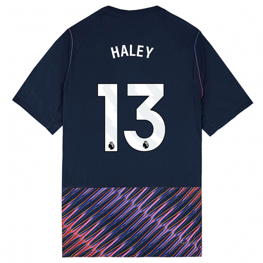 נשים Micah Haley #13 כחול רויאל לבן הרחק ג'רזי 2026/27 חולצה קצרה