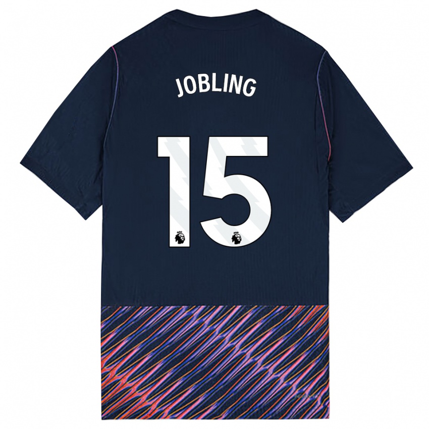 נשים George Jobling #15 כחול רויאל לבן הרחק ג'רזי 2026/27 חולצה קצרה