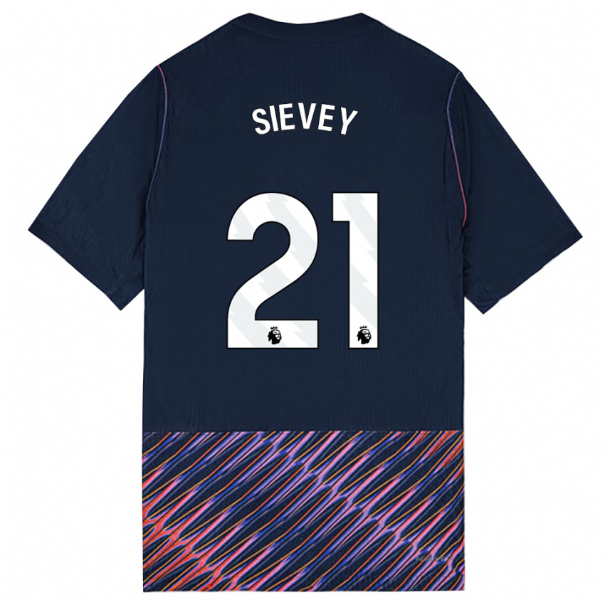 נשים Max Sievey #21 כחול רויאל לבן הרחק ג'רזי 2026/27 חולצה קצרה