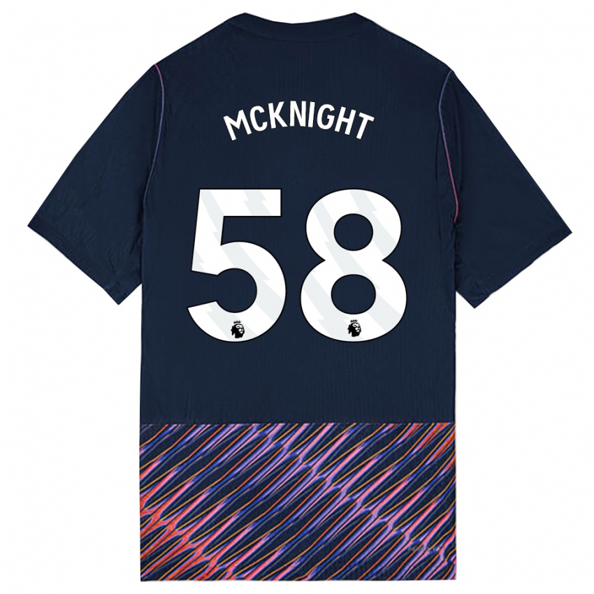נשים Maxwell Mcknight #58 כחול רויאל לבן הרחק ג'רזי 2026/27 חולצה קצרה