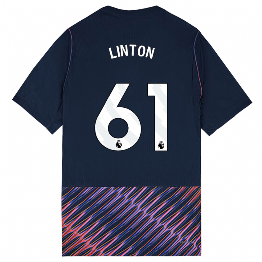 נשים Jahziah Linton #61 כחול רויאל לבן הרחק ג'רזי 2026/27 חולצה קצרה