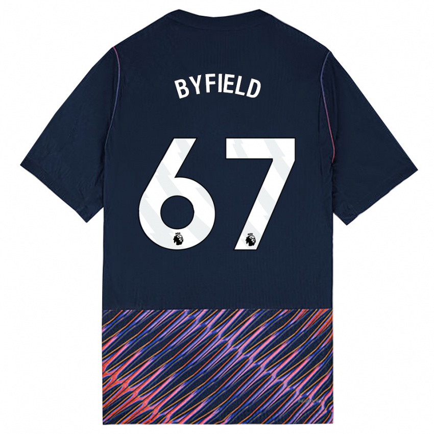 נשים Jun'ai Byfield #67 כחול רויאל לבן הרחק ג'רזי 2026/27 חולצה קצרה