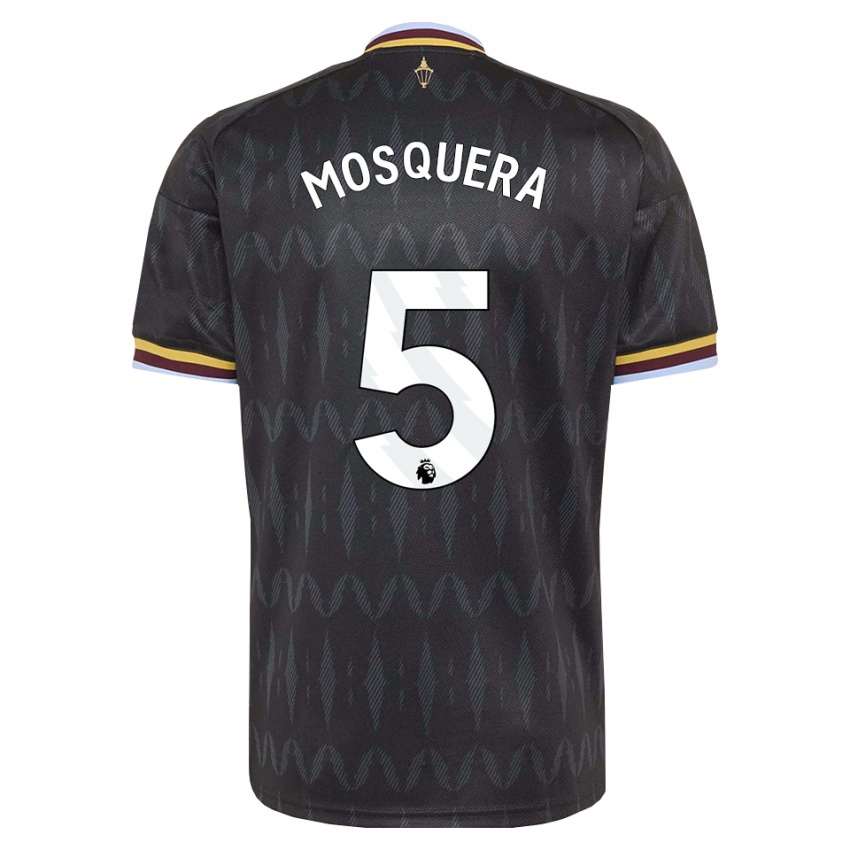 נשים Yeimar Mosquera #5 כחול קורנפלאוור שחור צהוב הרחק ג'רזי 2026/27 חולצה קצרה