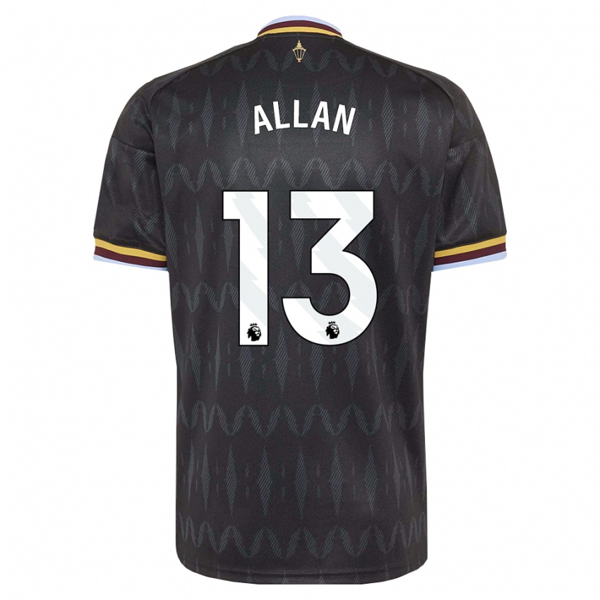 נשים Jack Allan #13 כחול קורנפלאוור שחור צהוב הרחק ג'רזי 2026/27 חולצה קצרה
