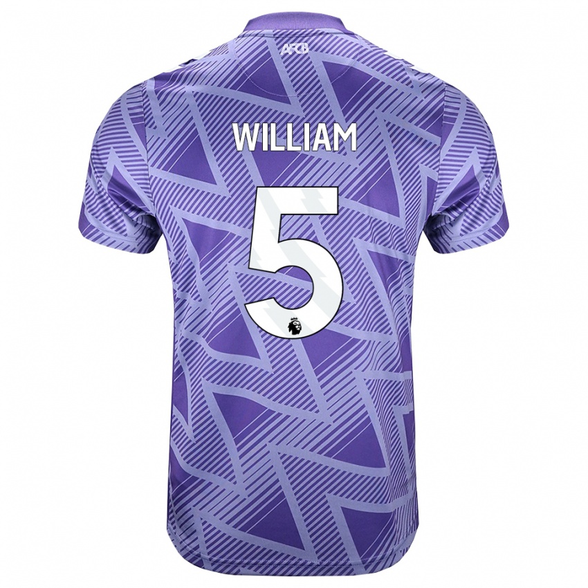 נשים Harold William #5 ורוד בהיר מאוד לבן הרחק ג'רזי 2026/27 חולצה קצרה