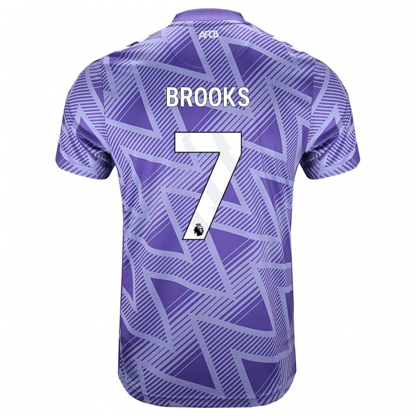 נשים David Brooks #7 ורוד בהיר מאוד לבן הרחק ג'רזי 2026/27 חולצה קצרה