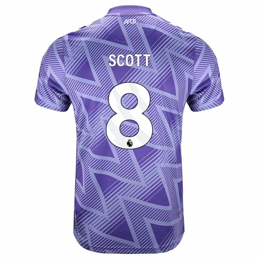 נשים Alex Scott #8 ורוד בהיר מאוד לבן הרחק ג'רזי 2026/27 חולצה קצרה