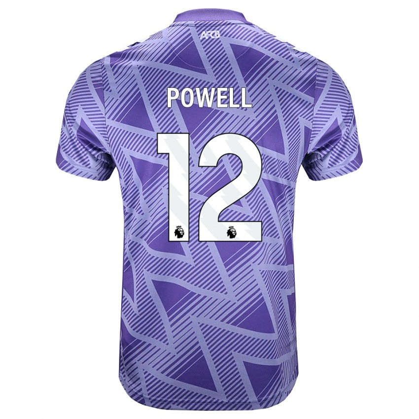 נשים Daniel Powell #12 ורוד בהיר מאוד לבן הרחק ג'רזי 2026/27 חולצה קצרה