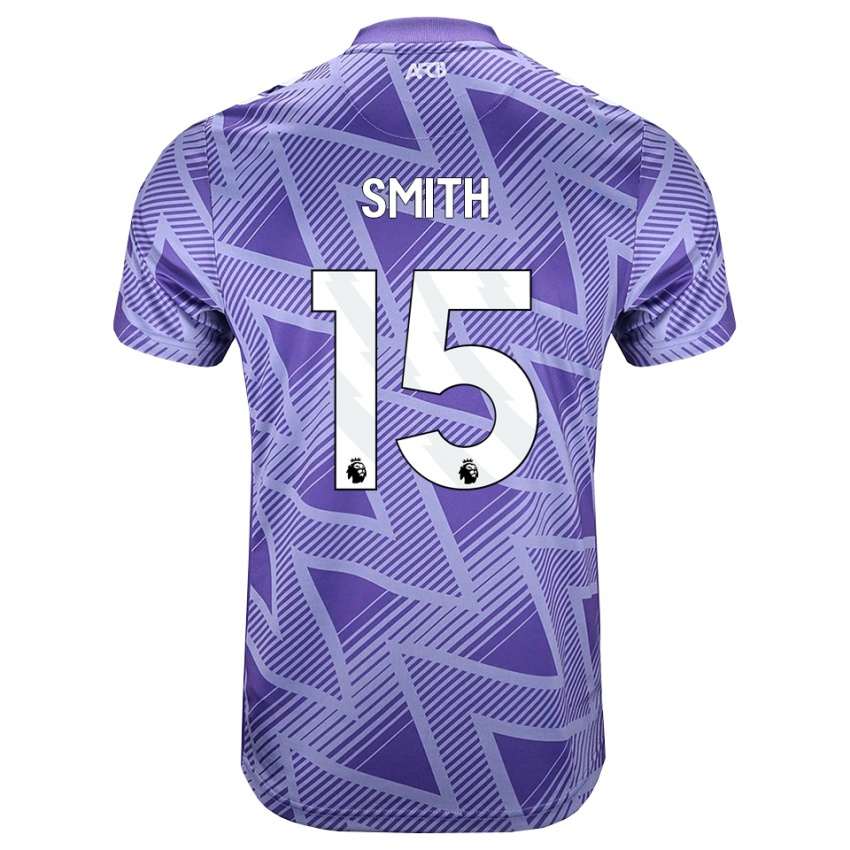 נשים Adam Smith #15 ורוד בהיר מאוד לבן הרחק ג'רזי 2026/27 חולצה קצרה