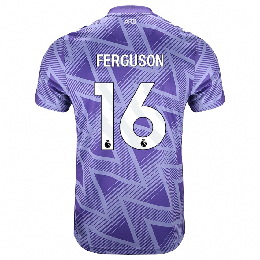 נשים Josh Ferguson #16 ורוד בהיר מאוד לבן הרחק ג'רזי 2026/27 חולצה קצרה