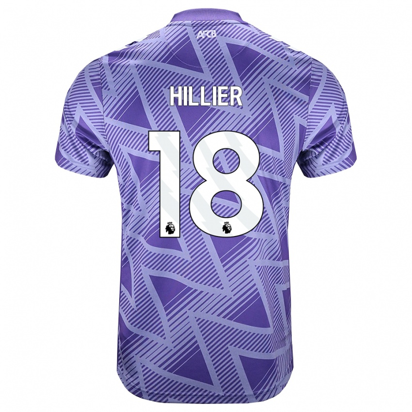 נשים Gemma Hillier #18 ורוד בהיר מאוד לבן הרחק ג'רזי 2026/27 חולצה קצרה