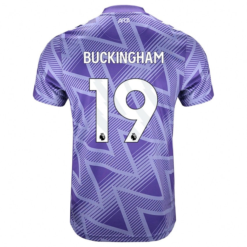 נשים Alisha Buckingham #19 ורוד בהיר מאוד לבן הרחק ג'רזי 2026/27 חולצה קצרה