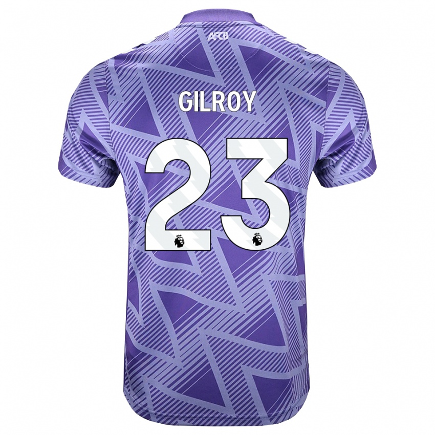נשים Chloe Gilroy #23 ורוד בהיר מאוד לבן הרחק ג'רזי 2026/27 חולצה קצרה