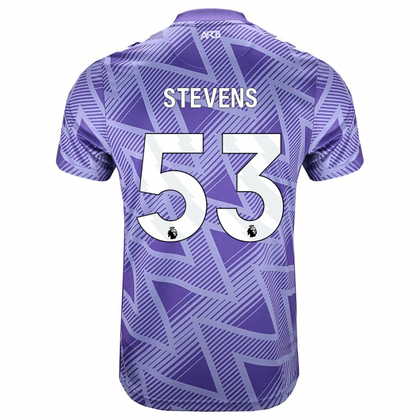 נשים Charlie Stevens #53 ורוד בהיר מאוד לבן הרחק ג'רזי 2026/27 חולצה קצרה