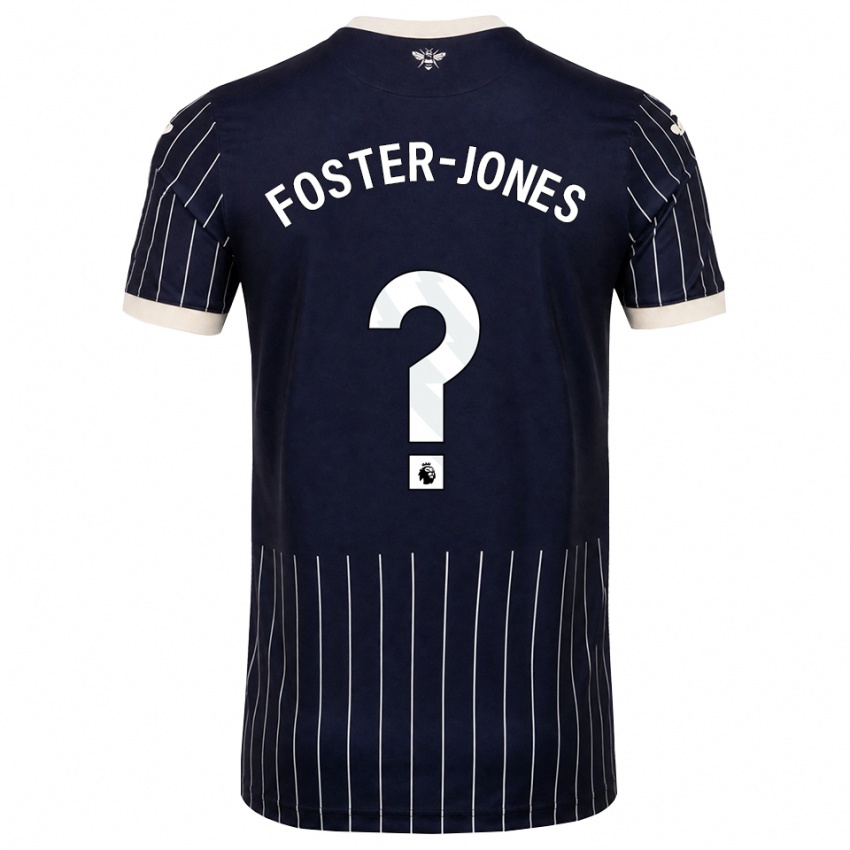 נשים Ellis Foster-Jones #0 שחור לבן הרחק ג'רזי 2026/27 חולצה קצרה