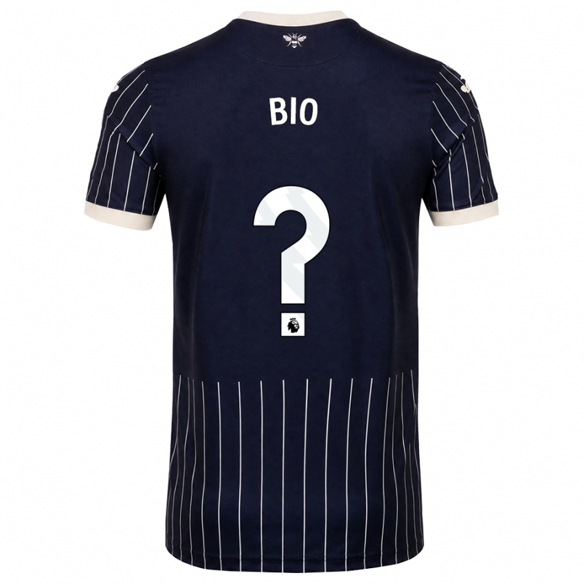 נשים Samuel Bio #0 שחור לבן הרחק ג'רזי 2026/27 חולצה קצרה